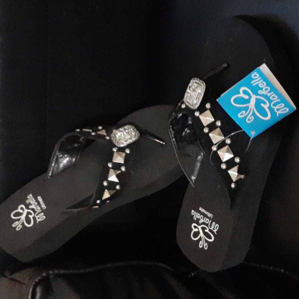 New! Marbella rhinestone flipflops